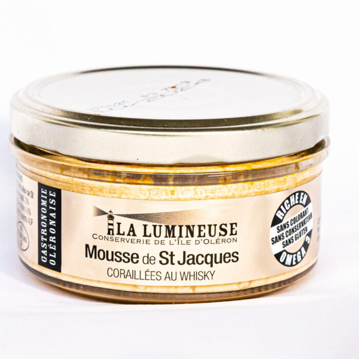 Mousse de St Jacques coraillées au whisky