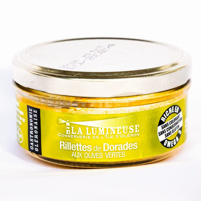 Rillettes de Dorade aux olives vertes
