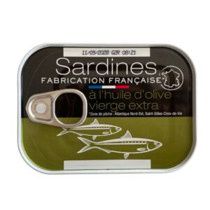 Sardines à l'huile d'olive extra vierge boite 80.5g
