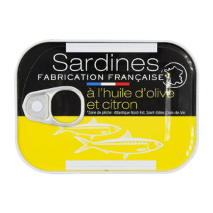 Sardines à l'huile d'olive et citron 80.5g
