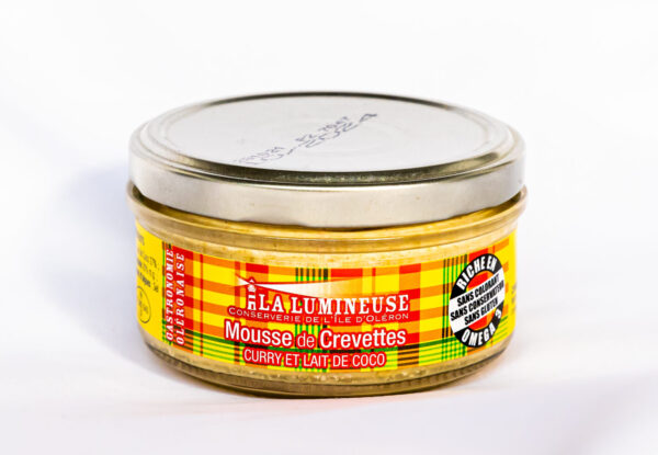 Mousse de Crevettes Lait de Coco et Curry
