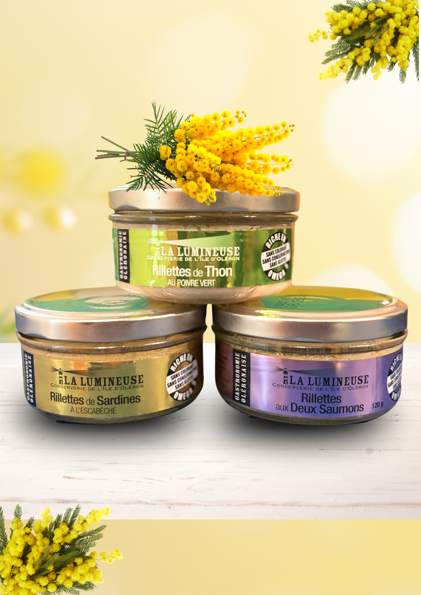 Coffret Mimosa – l’élégance artisanale aux saveurs ensoleillées